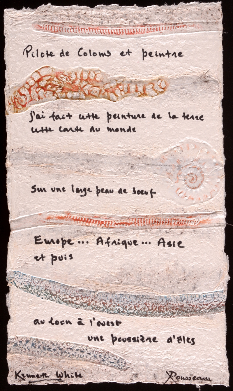 Lettre de Juan de la Casa - 2006 – exemplaire unique – 53 x 32 cm , Dominique Rousseau - Contact
