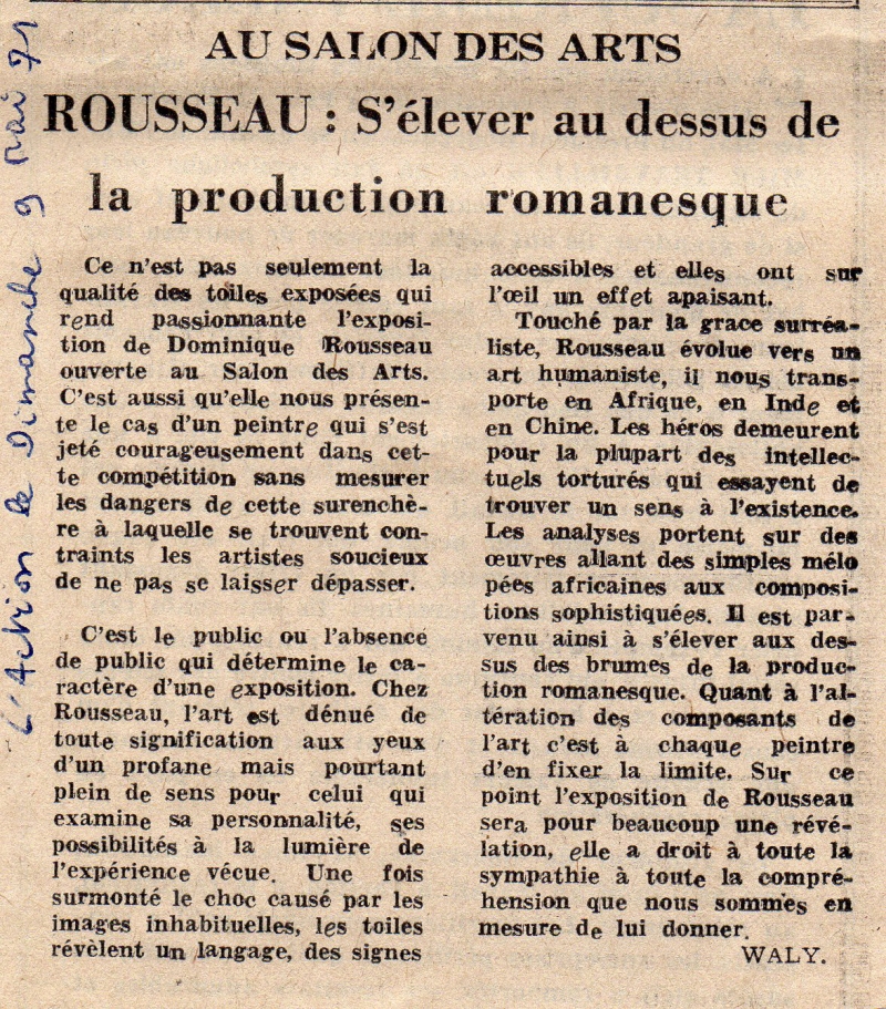 presse 2, Dominique Rousseau - Contact
