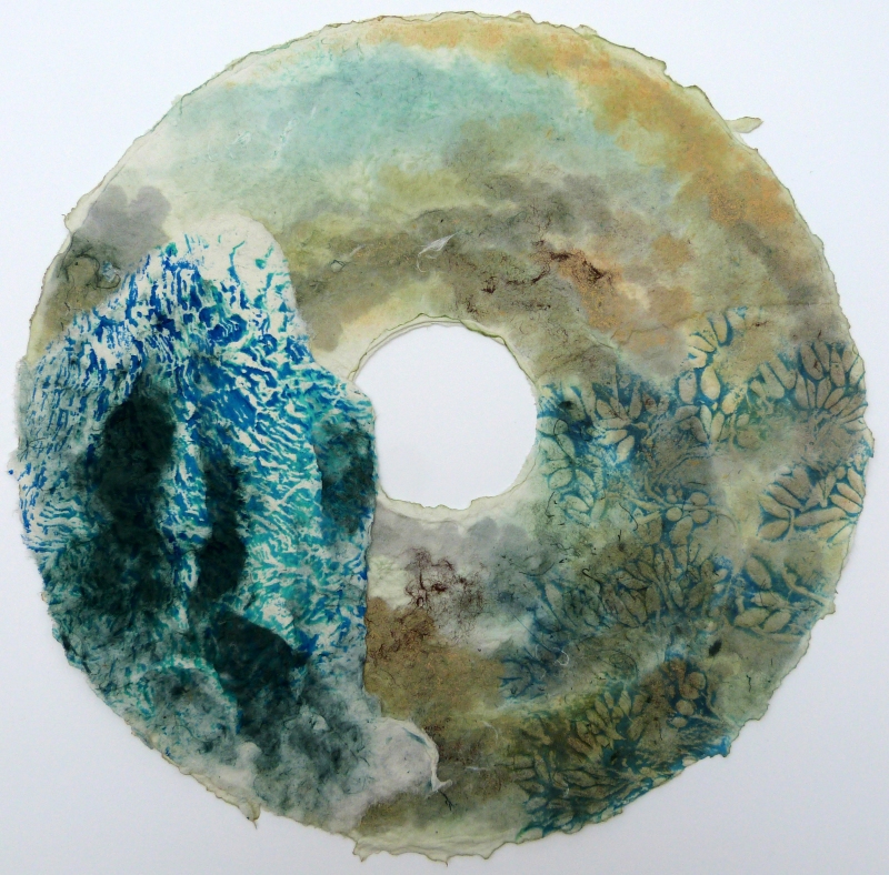 L'eau des pierres 1 - diamètre 40 cm, Dominique Rousseau - Contact