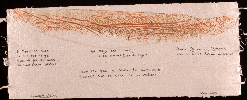  Fragments d’un journal de la Mer Rouge - 2006 – exemplaire unique – 24 x 62 cm, Dominique Rousseau - Contact