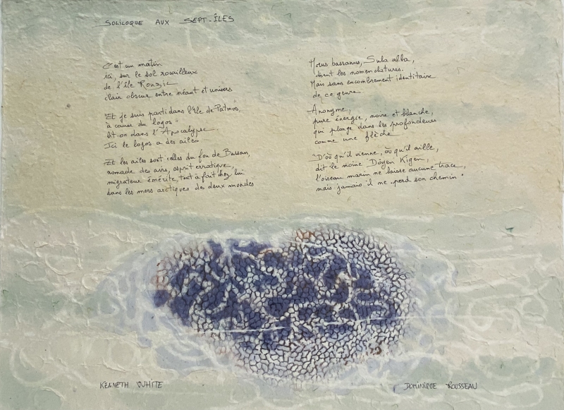 Soliloque aux Sept-îles - 2023 – 6 exemplaires – 59x79 cm, Dominique Rousseau - Contact