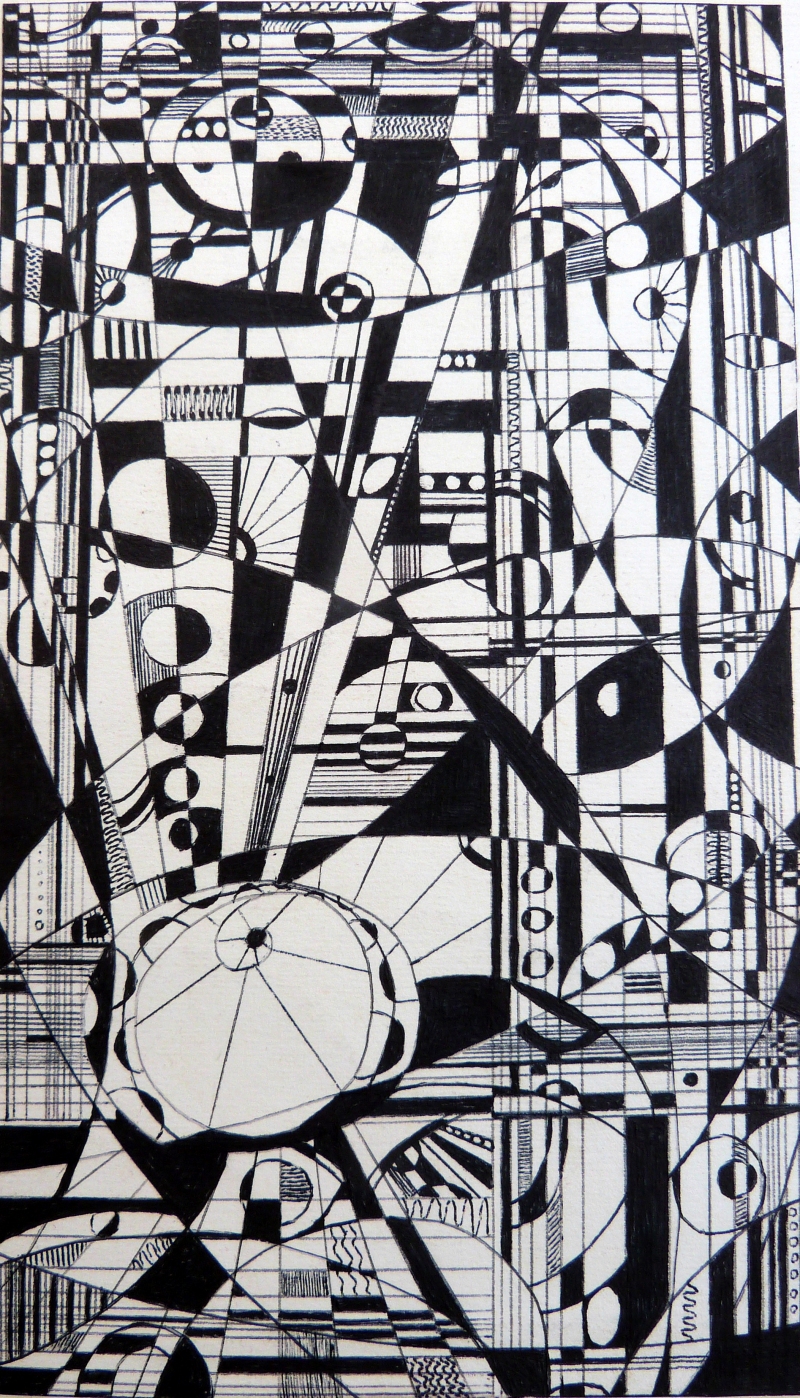 Composition 1970, Dominique Rousseau - Contact