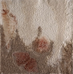 Vieux continent rouge - 60x60 cm, Dominique Rousseau - Lignes du monde