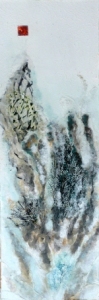 Le chemin des montagnes bleues – 150 x 50 cm, Dominique Rousseau - Papiers de rêve