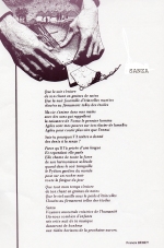 Sanza - Poème préface de Francis Bebey , Dominique Rousseau - 1981 - Battez des mains