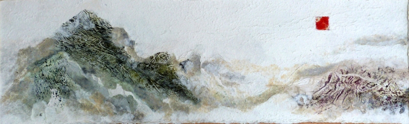 Le dragon des cimes  2013 - 46 x 150 cm. , Dominique Rousseau - Contact