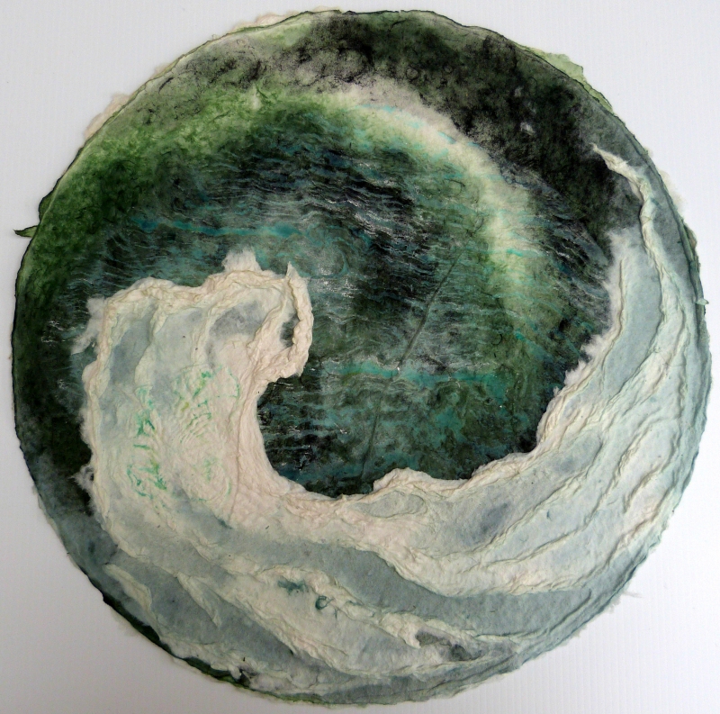 L'eau des pierres 3 - diamètre 40 cm, Dominique Rousseau - Contact