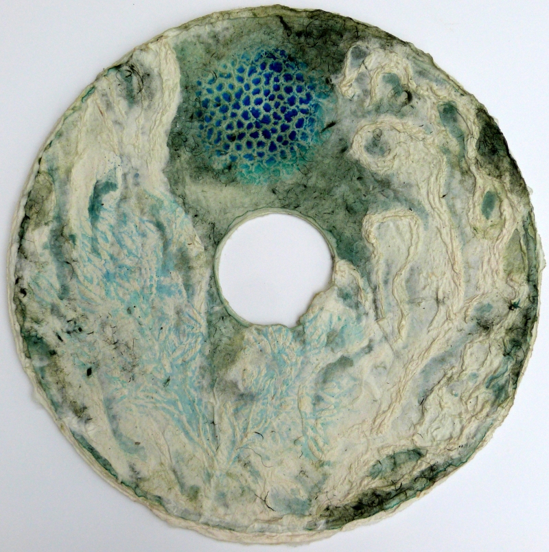 L'eau des pierres 2 - diamètre 40 cm, Dominique Rousseau - Contact